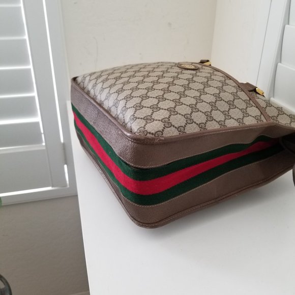 Vintage Gucci Supreme Striped Tote - Picture 9 of 16